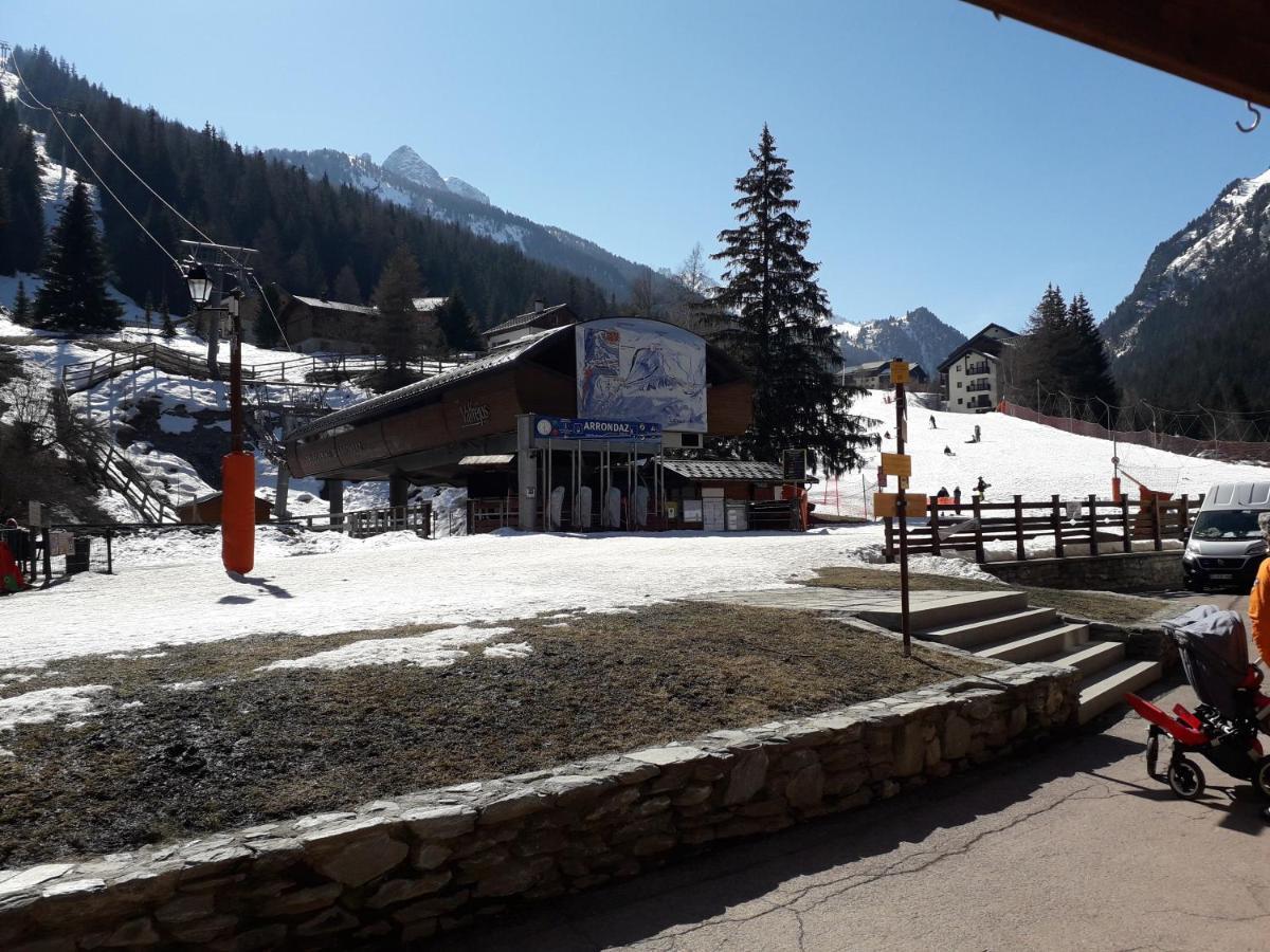 Magnifique Studio Au Pied Du Telecabine D'Arrondaz Et Des Pistes De Ski Модан Экстерьер фото
